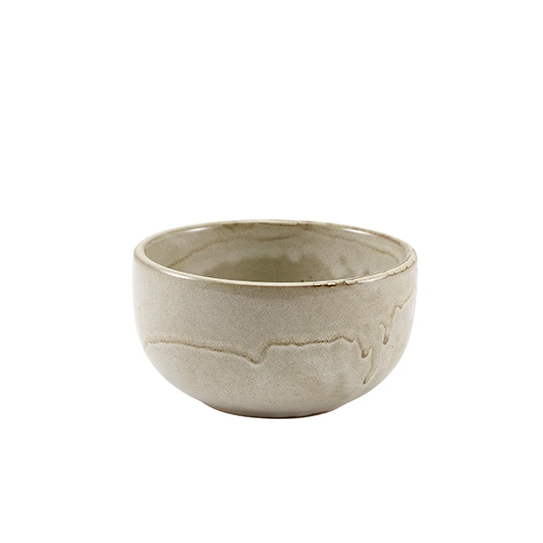Terra Porcelain Grey Runde Schale 11,5 cm BW-PG11 by Genware color Svart