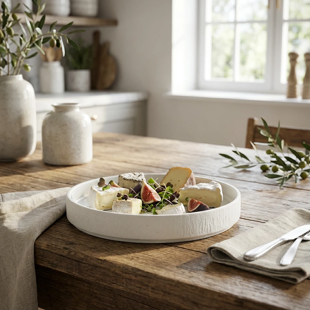 Incise Porcelain Lucine Präsentationsteller 20 cm PR-PLC20 by Genware color Svart