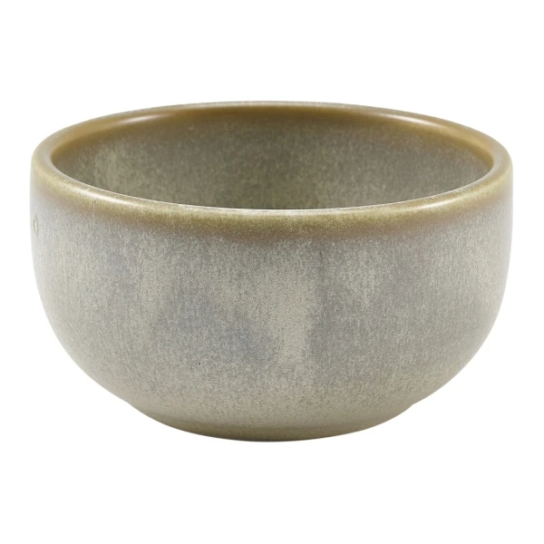 Terra Porcelain Matt Grau runde Schale 11,5 cm BW-PMG11 by Genware color Svart