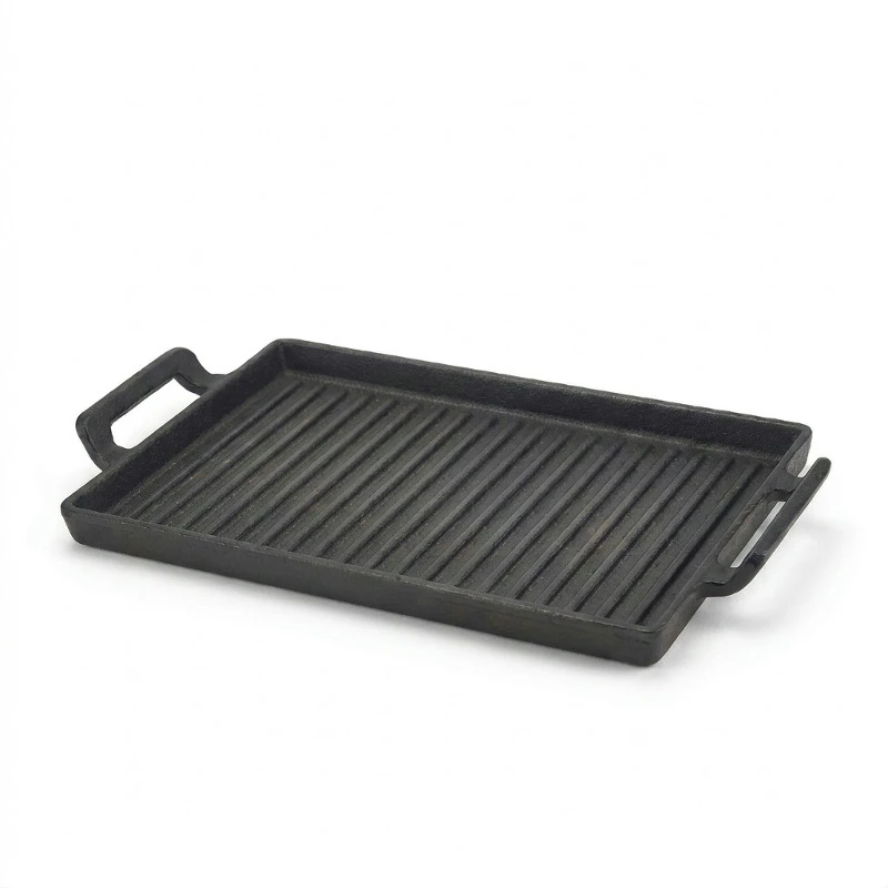GenWare Gusseisen-Servierpfanne 21,5 x 15 cm C2215 by Genware color Svart