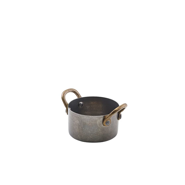 GenWare Vintage Steel Mini-Auflaufform 7,8 x 4,5 cm SCD8V by Genware color Svart