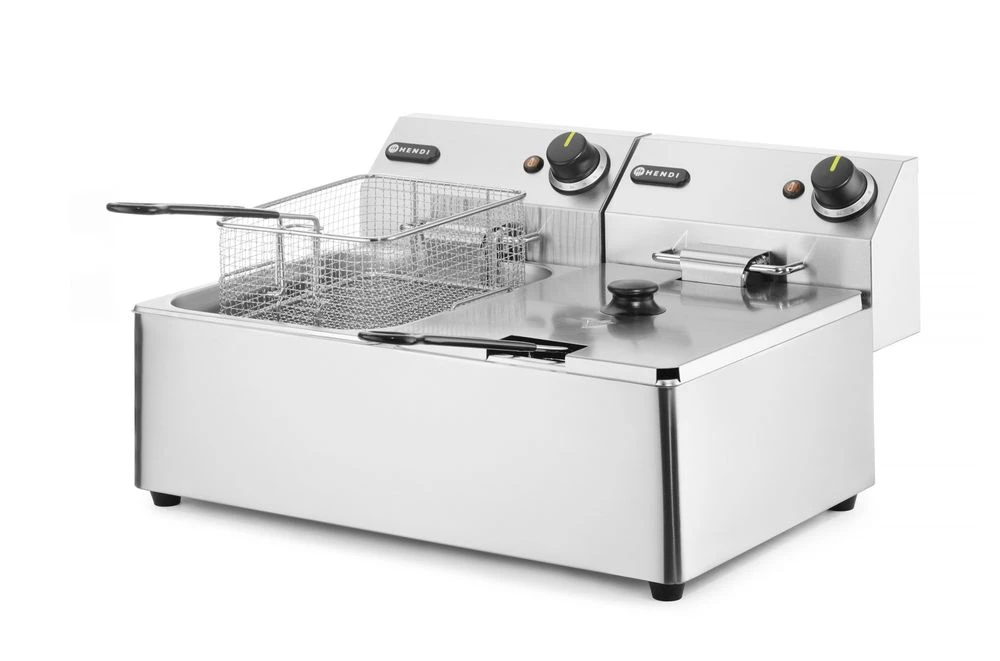 Hendi Kitchen Line Tischfritteuse 2x6L 230V 205853 by Hendi color Svart