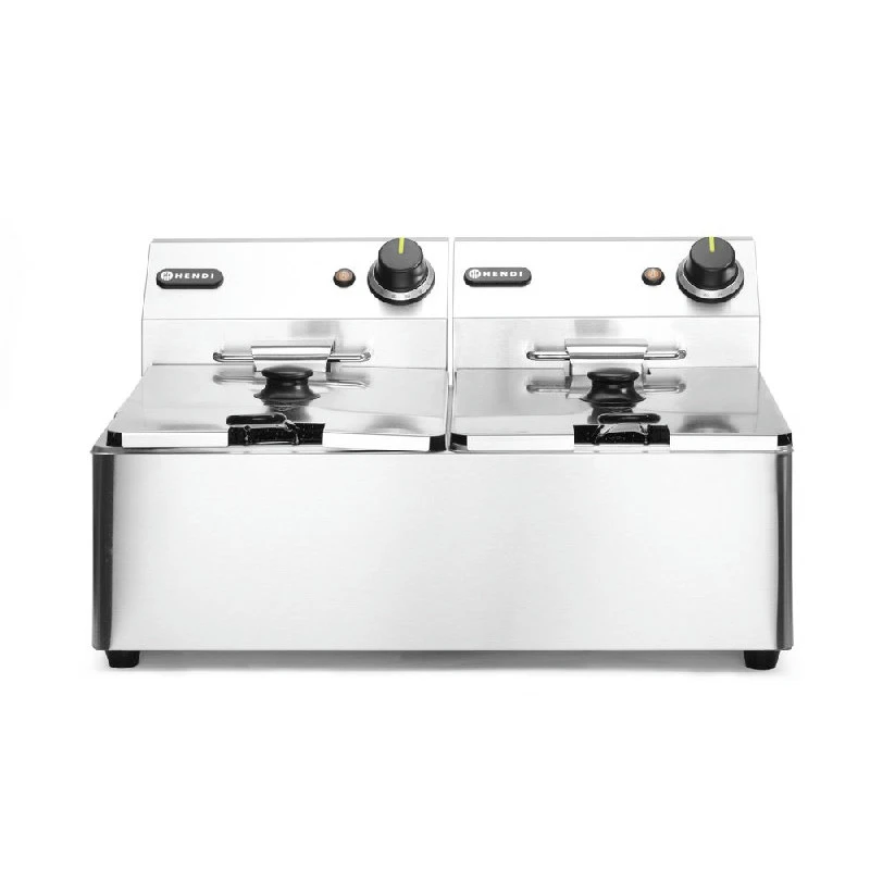 Hendi Kitchen Line Tischfritteuse 2x6L 230V 205853 by Hendi color Svart