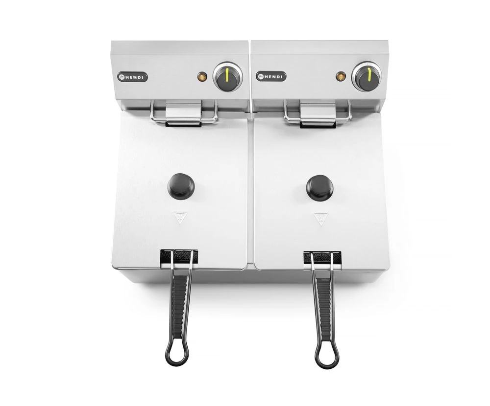Hendi Kitchen Line Tischfritteuse 2x6L 230V 205853 by Hendi color Svart