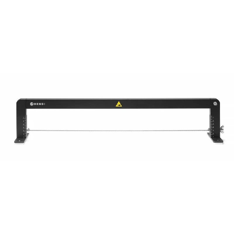 Hendi Tortenbodenteiler und Tortensäge Edelstahl 400098 by Hendi color Svart