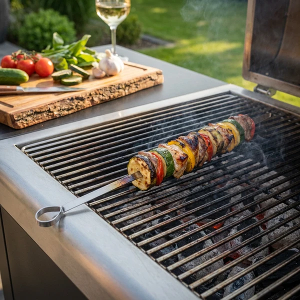 Hendi Grillspieß aus Edelstahl 1 Stk. 170328 by Hendi color Svart