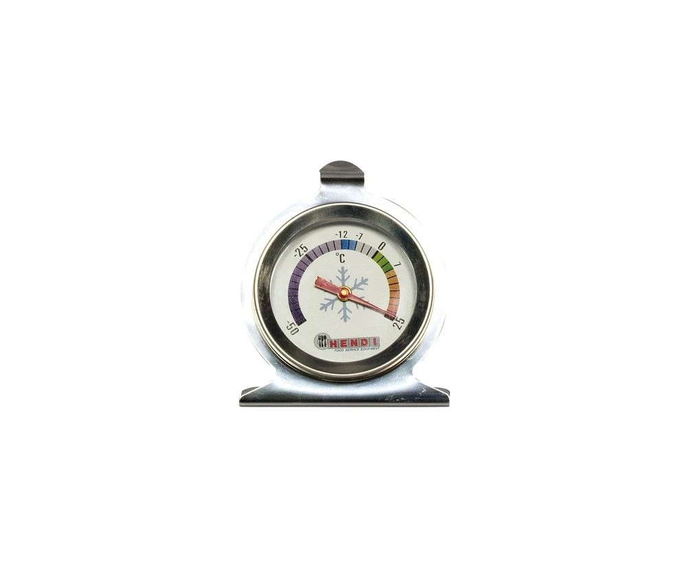 Hendi Kühlschrankthermometer aus Edelstahl 271186 by Hendi color Svart