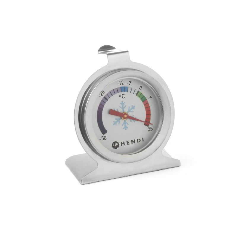 Hendi Kühlschrankthermometer aus Edelstahl 271186 by Hendi color Svart