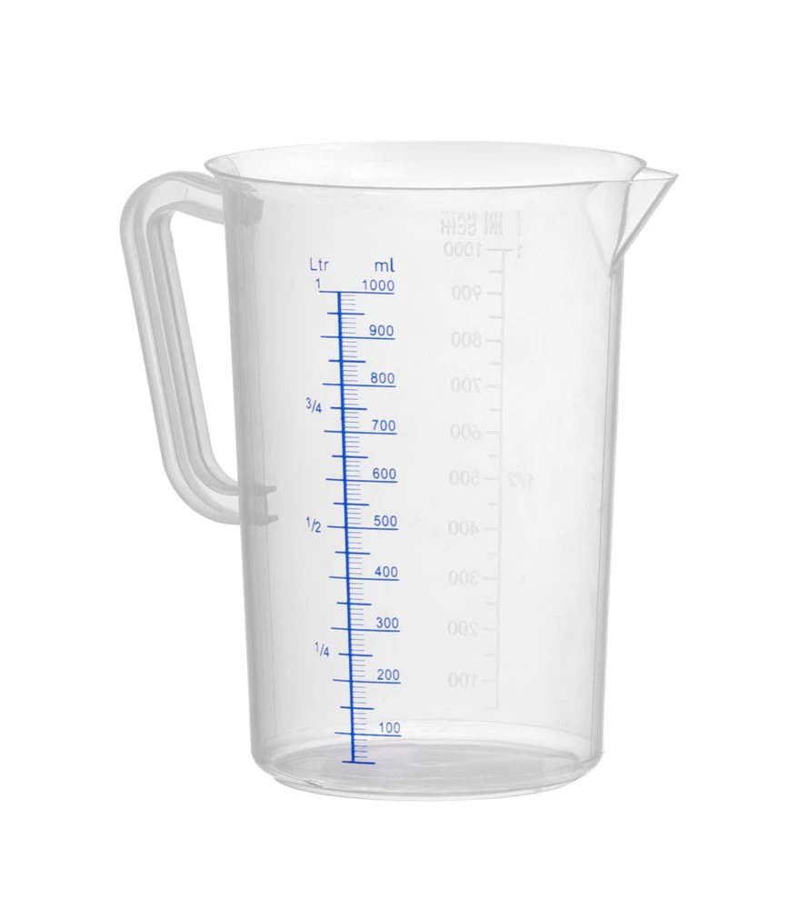 Hendi Messbecher Polypropylen Kunststoff 1 L 567203 by Hendi color Svart