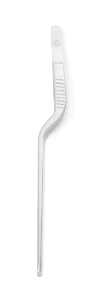 Hendi Anrichtepinzette Gewinkelt Edelstahl 20 cm 680087 by Hendi color Svart