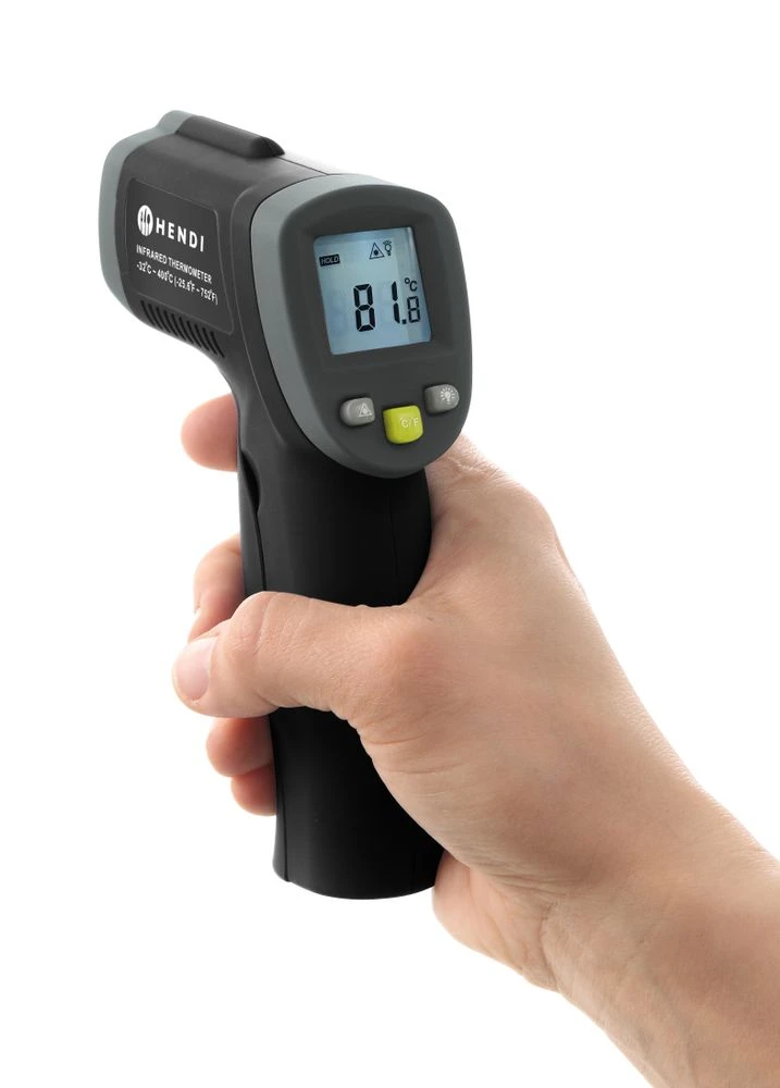 Hendi Infrarot-Thermometer Kunststoff 271148 by Hendi color Svart