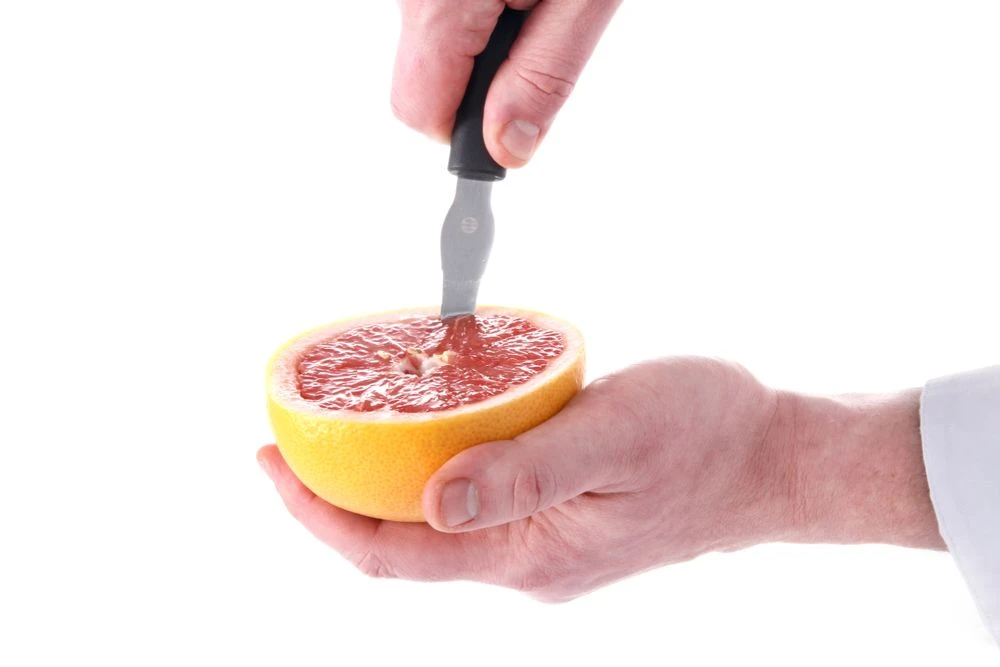 Hendi Grapefruitmesser Schwarz Kunststoff/Edelstahl 21 cm 856185 by Hendi color Svart