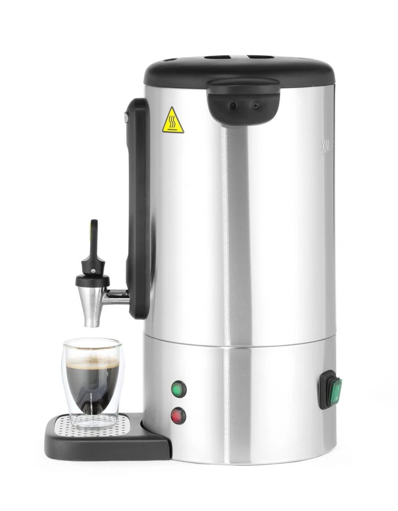Hendi UNIQ Kaffee-Perkolator Silber 7 L 211434 by Hendi color Svart