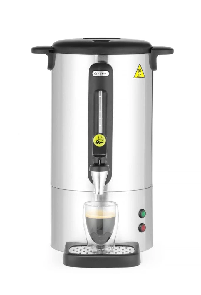 Hendi UNIQ Kaffee-Perkolator Silber 7 L 211434 by Hendi color Svart