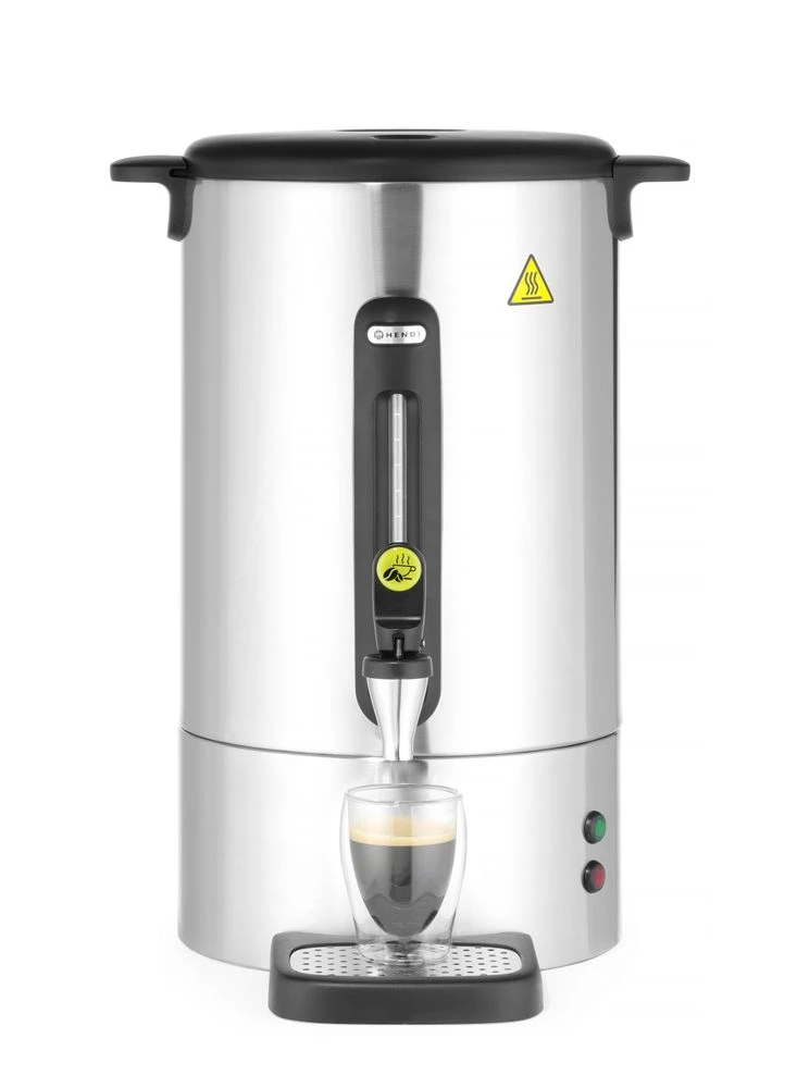 Hendi UNIQ Perkolator Kaffeemaschine 14L Silber 211441 by Hendi color Svart