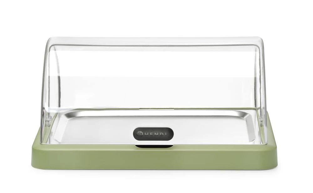 HENDI Roll-Top Kühldisplay Duo UNIQ Grün 871966 by Hendi color Svart
