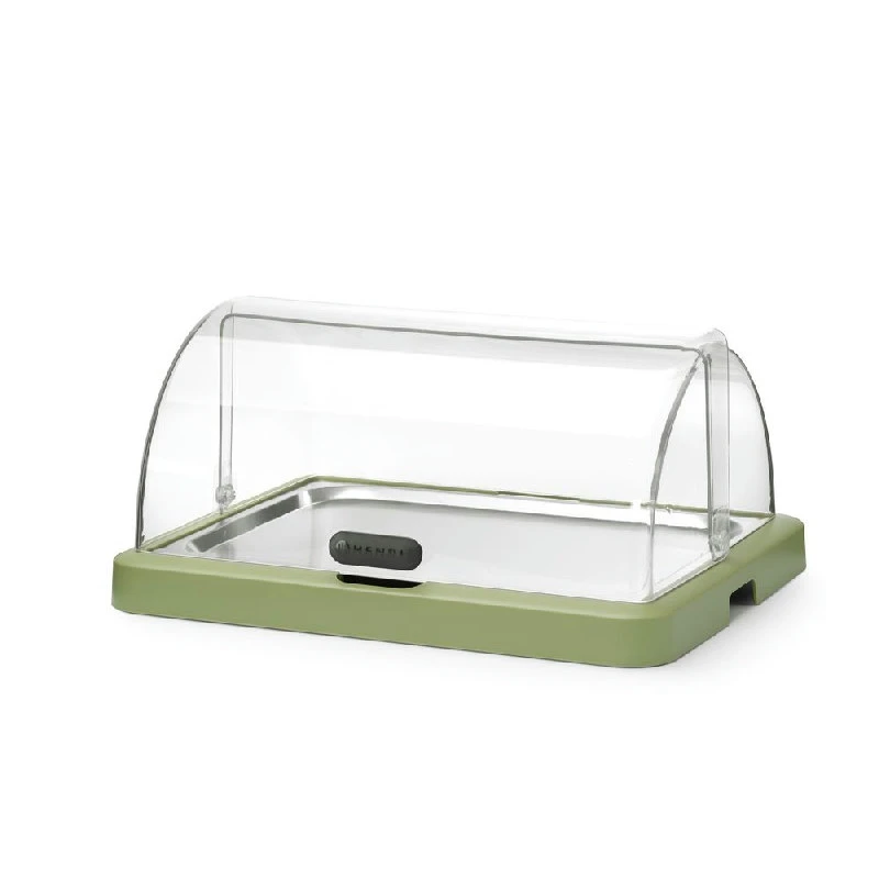 HENDI Roll-Top Kühldisplay Duo UNIQ Grün 871966 by Hendi color Svart