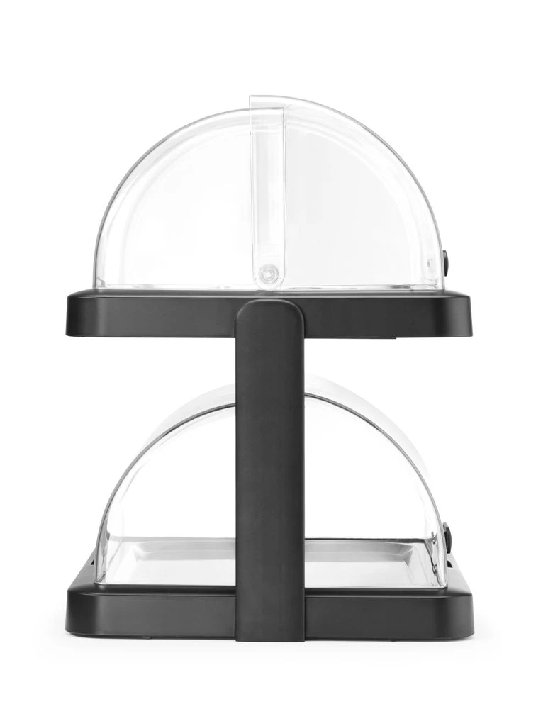 Hendi UNIQ Duo Kühlvitrine Roll-Top Schwarz 871812 by Hendi color Svart