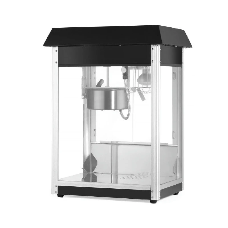 Hendi Popcornmaschine Schwarz Metall und Glas 282762 by Hendi color Svart
