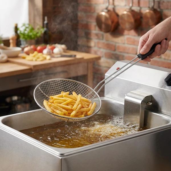 Hendi Pommes-Frites-Schaufel Edelstahl 1 Stk. 640920 by Hendi color Svart