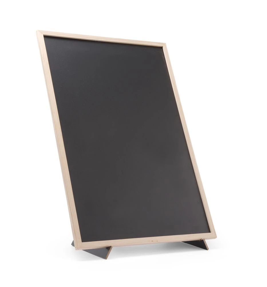 Hendi Tischkreidetafel mit Fuß Schwarz 664131 by Hendi color Svart