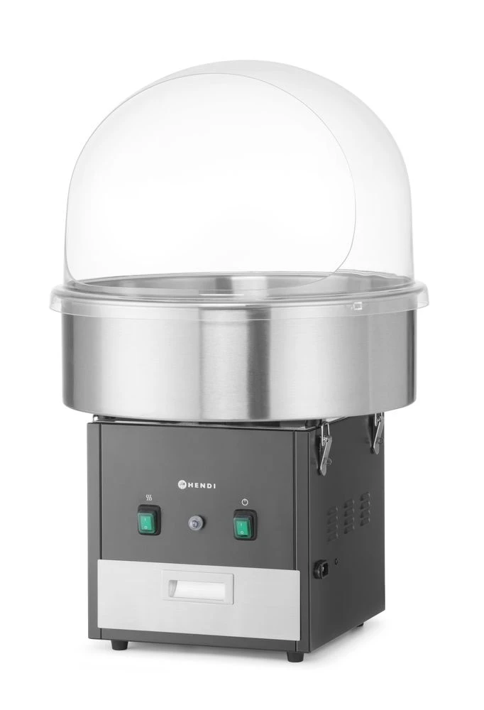 Hendi Zuckerwattemaschine Schwarz Metall 282816 by Hendi color Svart