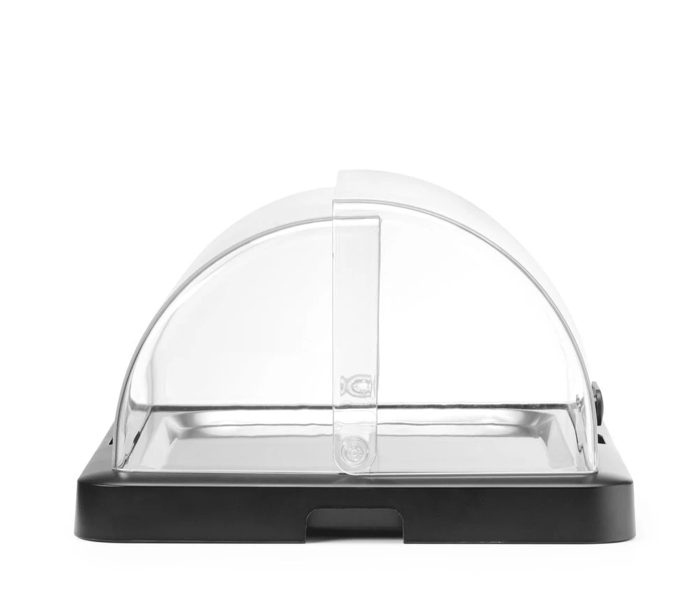 Hendi Duo UNIQ Kühl-Display mit Roll-Top-Deckel Schwarz 871805 by Hendi color Svart