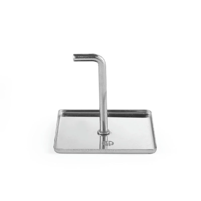 Hendi Quadratischer Speisering mit Drücker Metall 512227 by Hendi color Svart