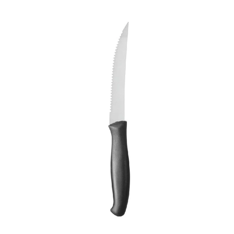 Hendi Tomatenmesser mit Wellenschliff Schwarz 10 cm 841136 by Hendi color Svart