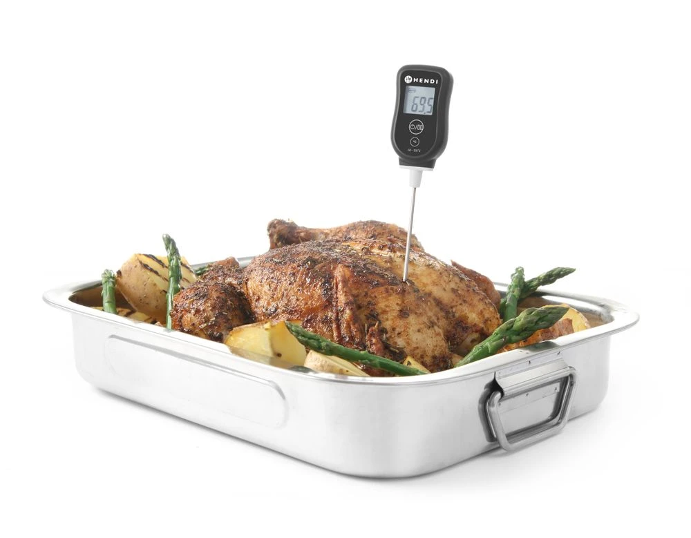 Hendi Digitales Einstichthermometer mit Schnellanzeige 271230 by Hendi color Svart