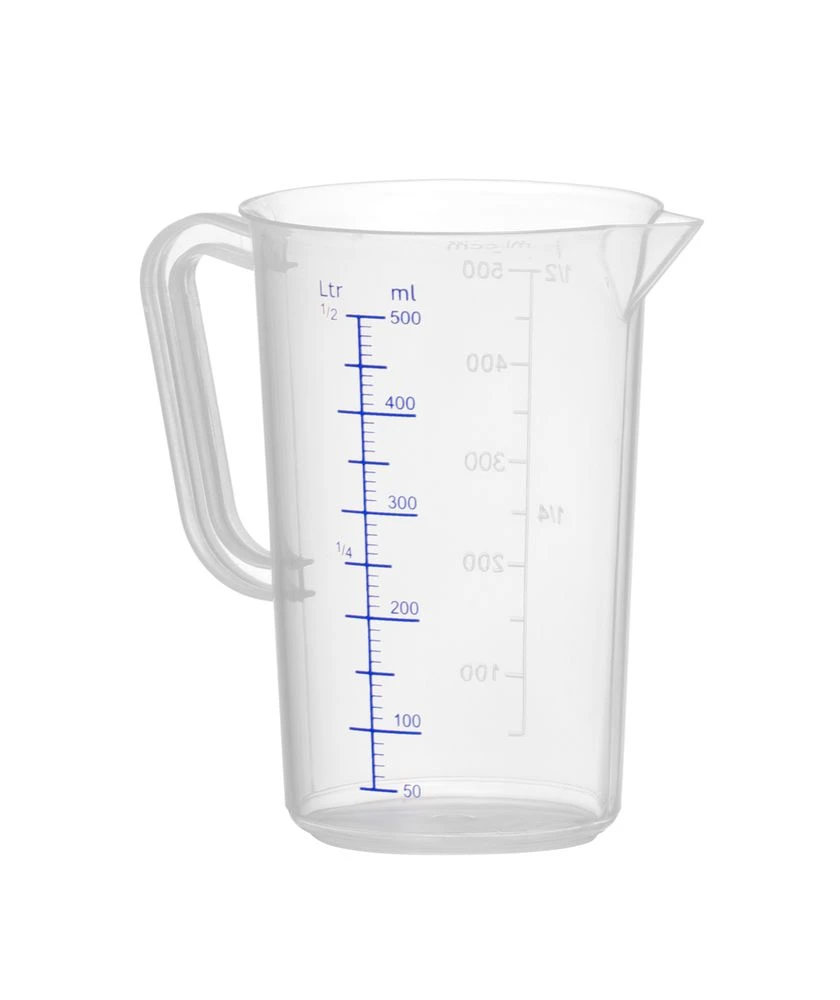 Hendi Messbecher 0,5L Polypropylen Kunststoff 567104 by Hendi color Svart