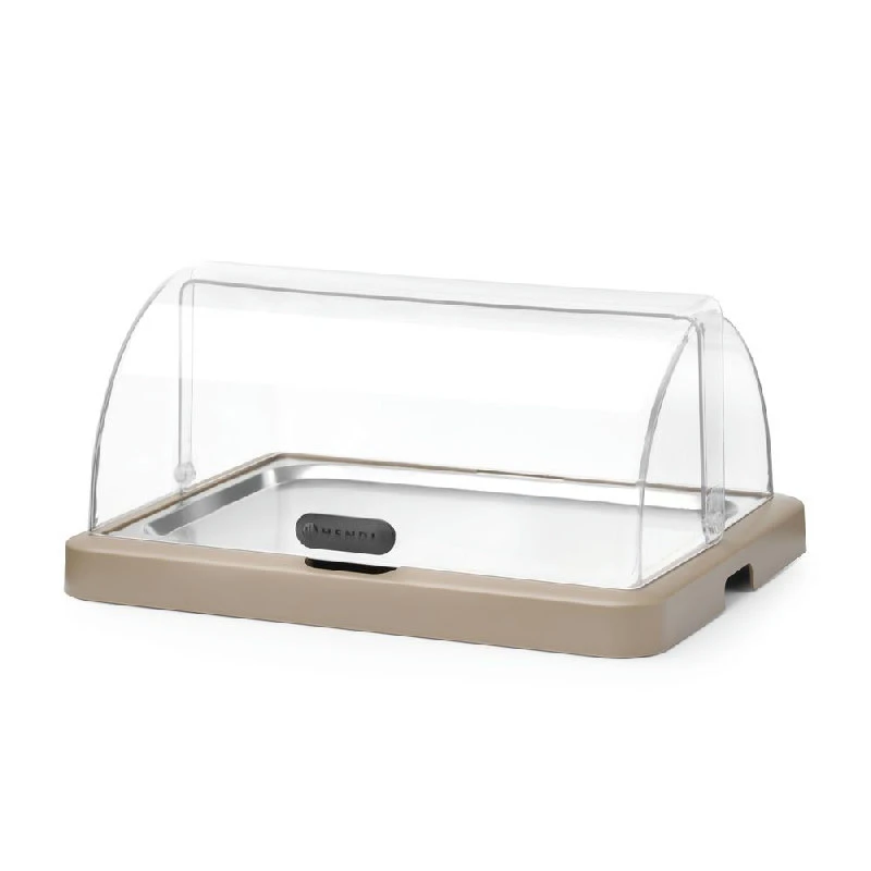 Hendi UNIQ Kühlbuffet Duo mit Rolltop Beige 871942 by Hendi color Svart