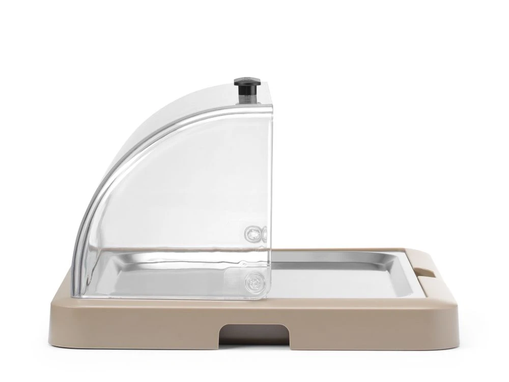 Hendi UNIQ Kühlbuffet Duo mit Rolltop Beige 871942 by Hendi color Svart