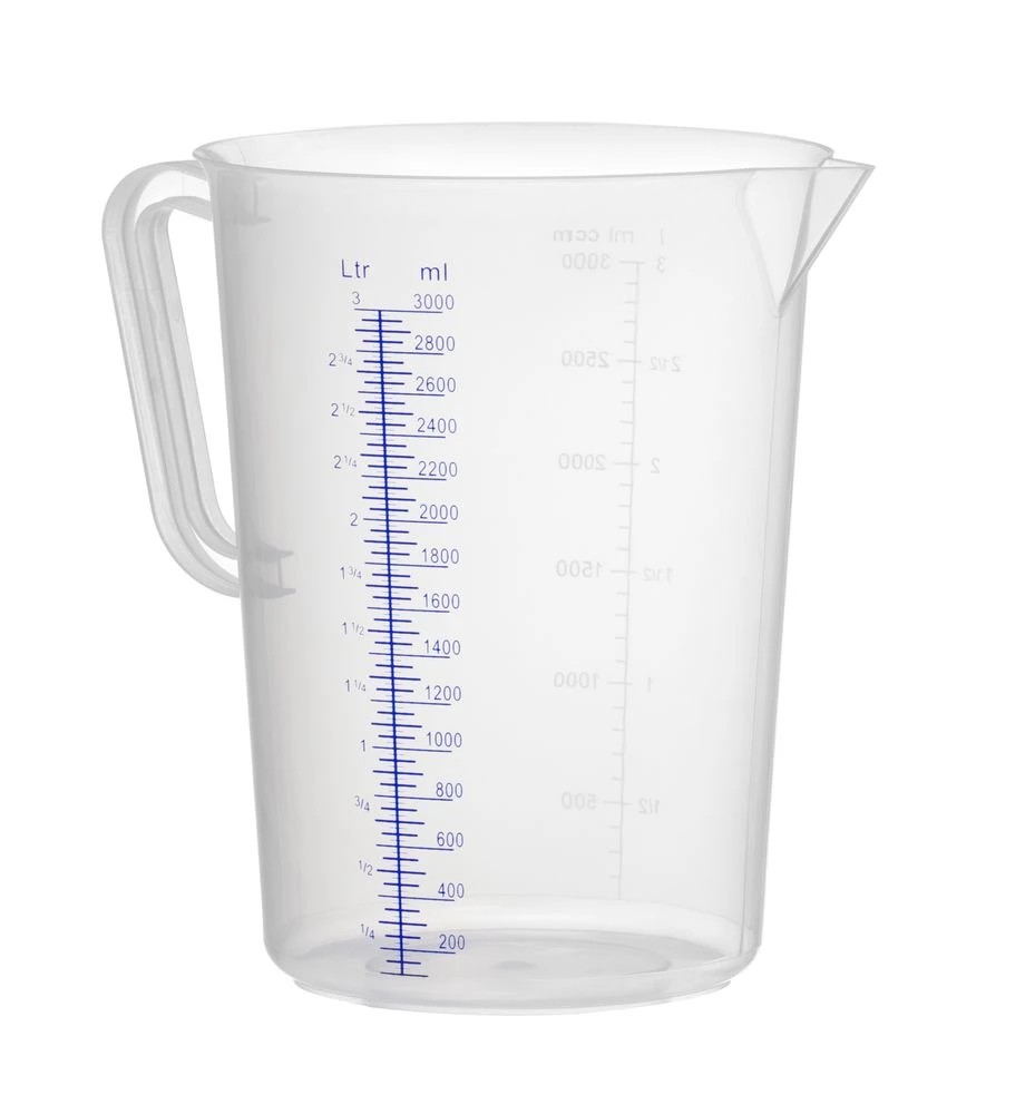 Hendi Messbecher Polypropylen 3L 567401 by Hendi color Svart