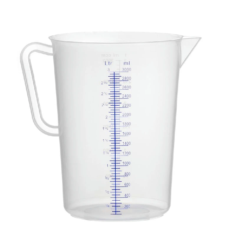 Hendi Messbecher Polypropylen 3L 567401 by Hendi color Svart