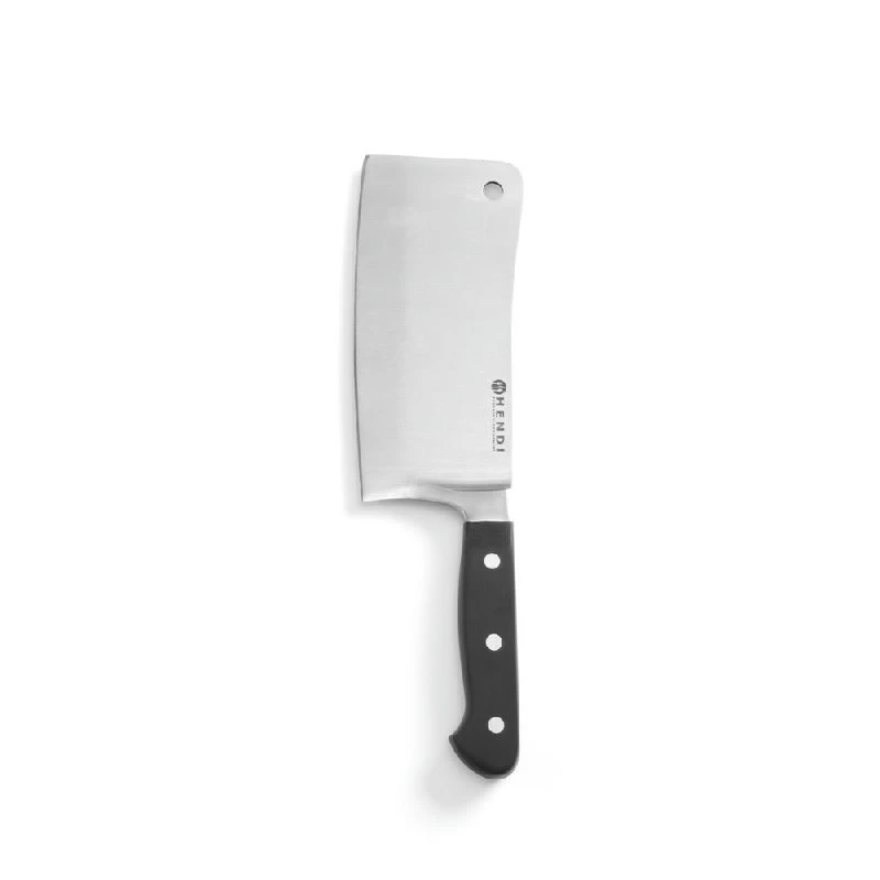 Hendi Hackbeil Fleischbeil mit schwarzem Griff 17,5 cm 781302 by Hendi color Svart