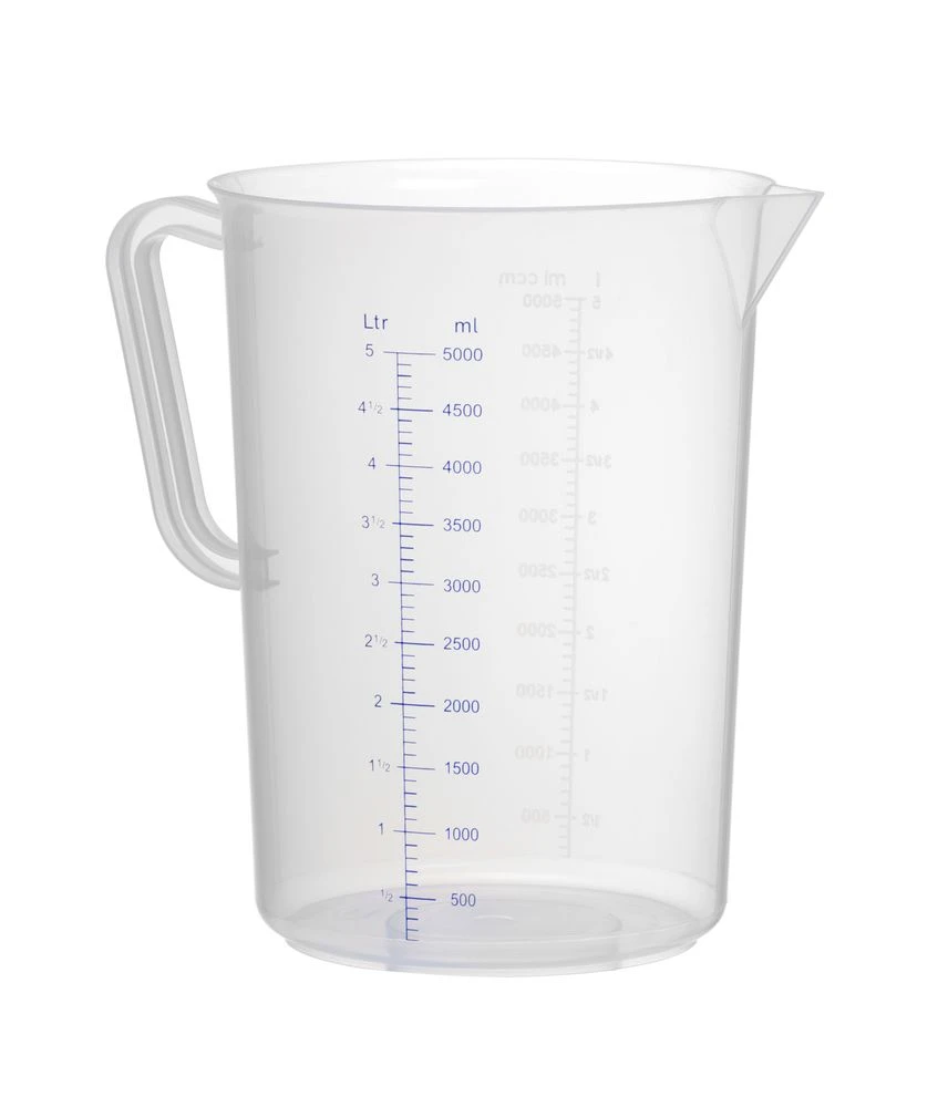 Hendi Messbecher Polypropylen Kunststoff 5L 567500 by Hendi color Svart