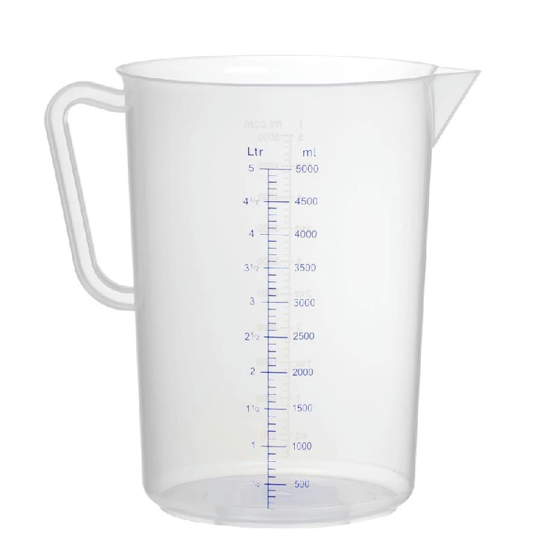 Hendi Messbecher Polypropylen Kunststoff 5L 567500 by Hendi color Svart