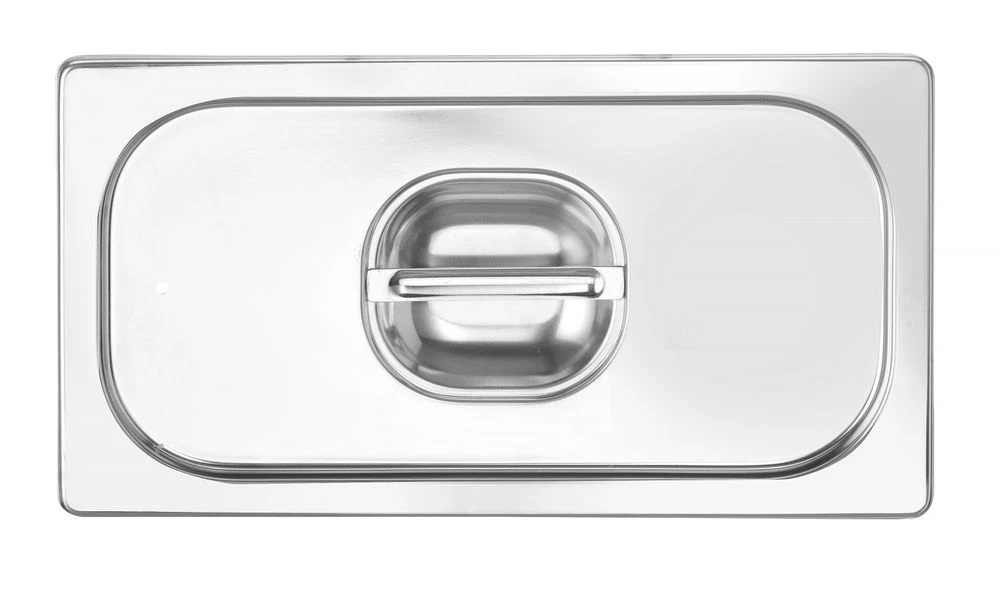 Hendi GN-Deckel mit Silikonrand Luftdicht GN 1/3 Edelstahl 802632 by Hendi color Svart