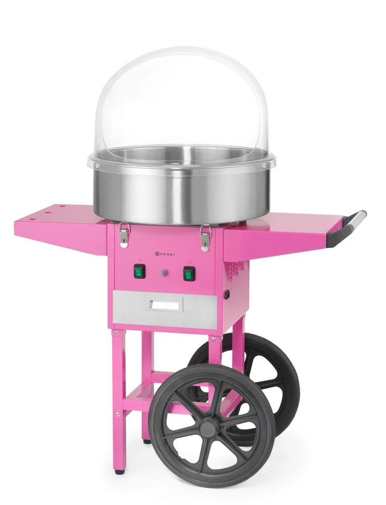 Hendi Zuckerwattemaschine Rosa Metall 282809 by Hendi color Svart