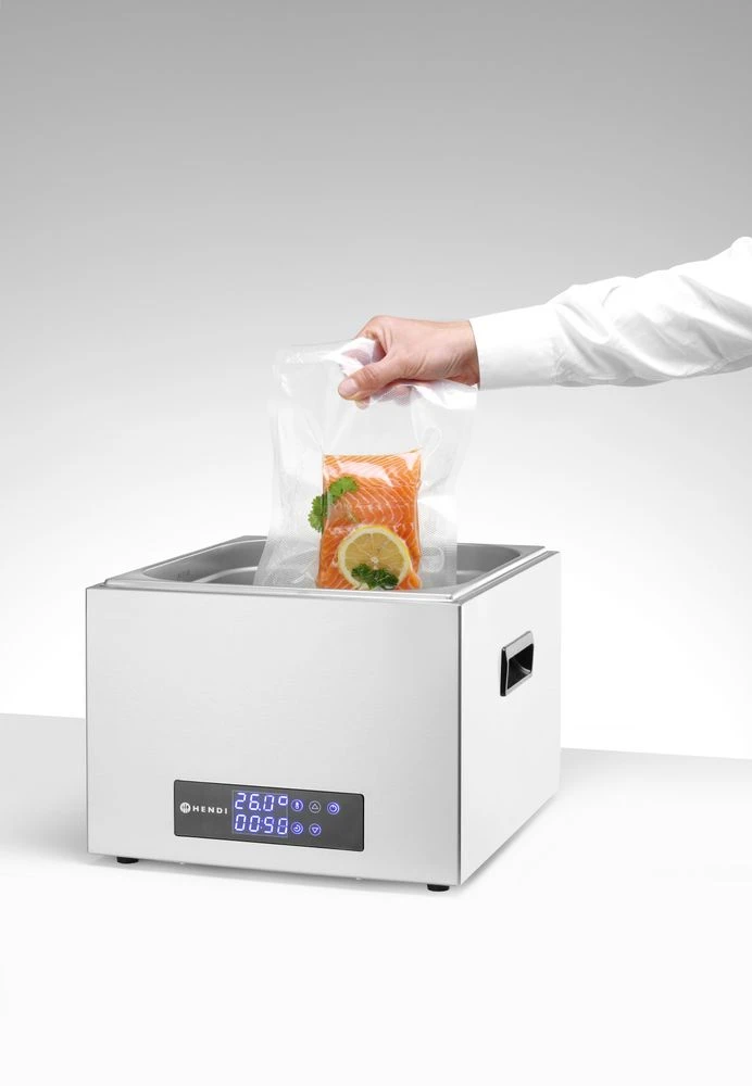 Hendi Sous-Vide-Behälter GN 2/3 Metall 225264 by Hendi color Svart
