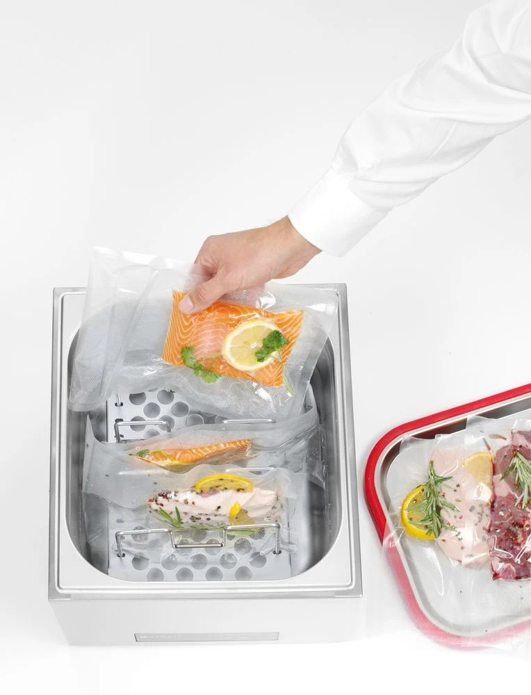 Hendi Sous-Vide-Behälter GN 2/3 Metall 225264 by Hendi color Svart