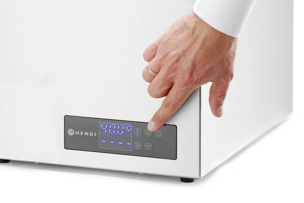 Hendi Sous-Vide-Behälter GN 2/3 Metall 225264 by Hendi color Svart