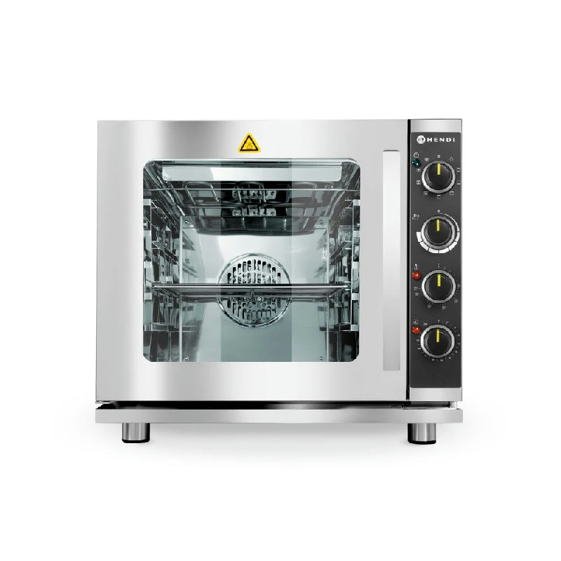 Hendi Kombidämpfer mit Grill 4x GN 2/3 Edelstahl und Glas 225929 by Hendi color Svart