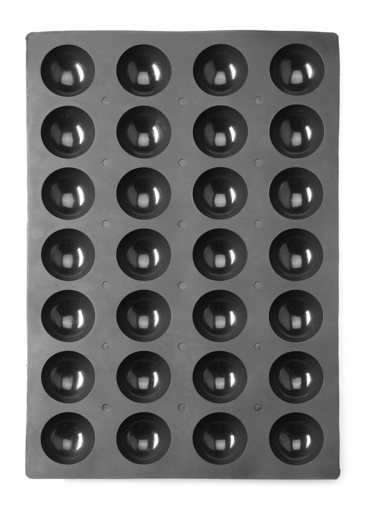Hendi Silikonform Halbkugeln für Backen und Dessert 677216 by Hendi color Svart