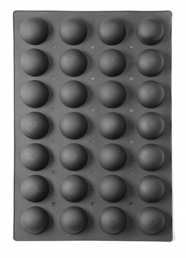 Hendi Silikonform Halbkugeln für Backen und Dessert 677216 by Hendi color Svart