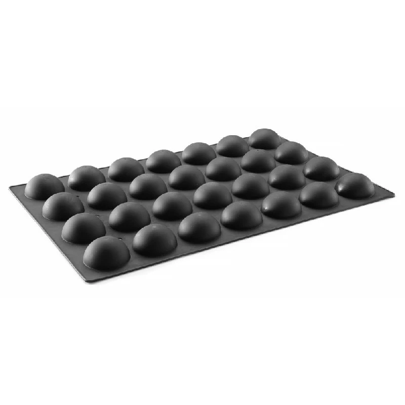 Hendi Silikonform Halbkugeln für Backen und Dessert 677216 by Hendi color Svart