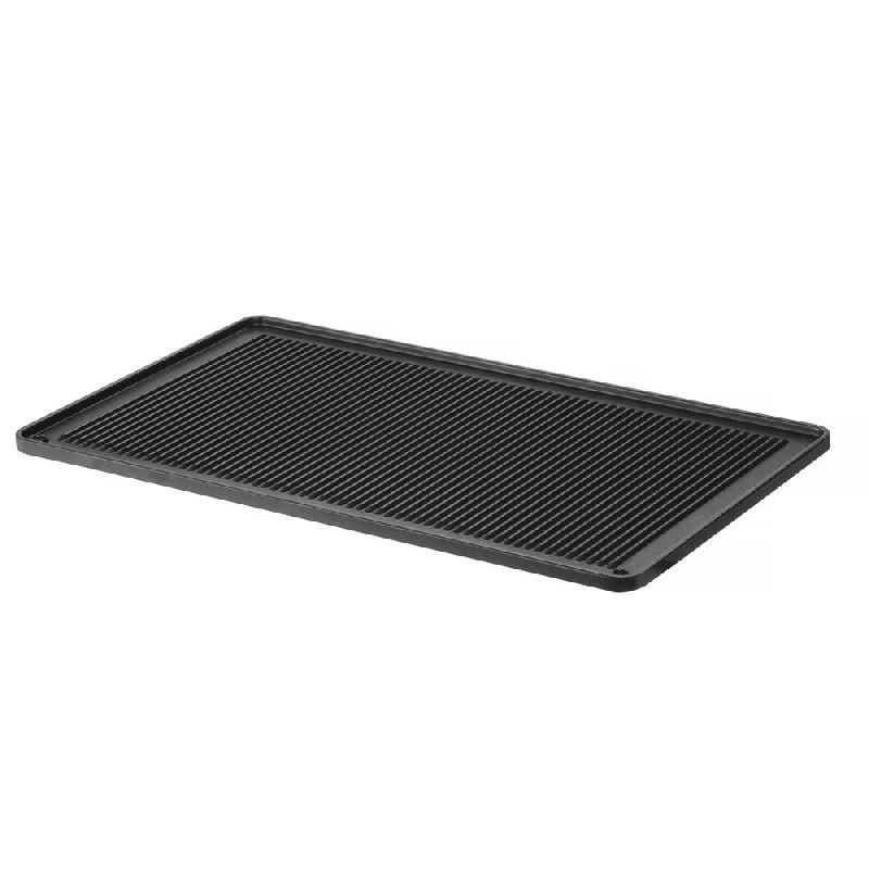 Hendi Grillplatte für Ofen Gerillt GN 1/1 Aluminium 808825 by Hendi color Svart