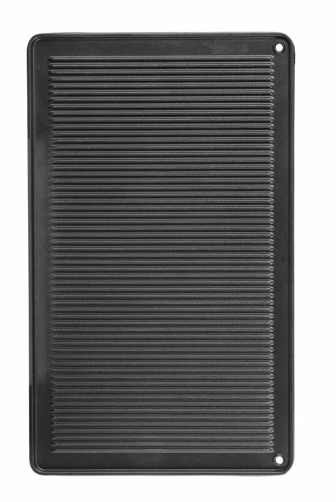 Hendi Grillplatte für Ofen Gerillt GN 1/1 Aluminium 808825 by Hendi color Svart