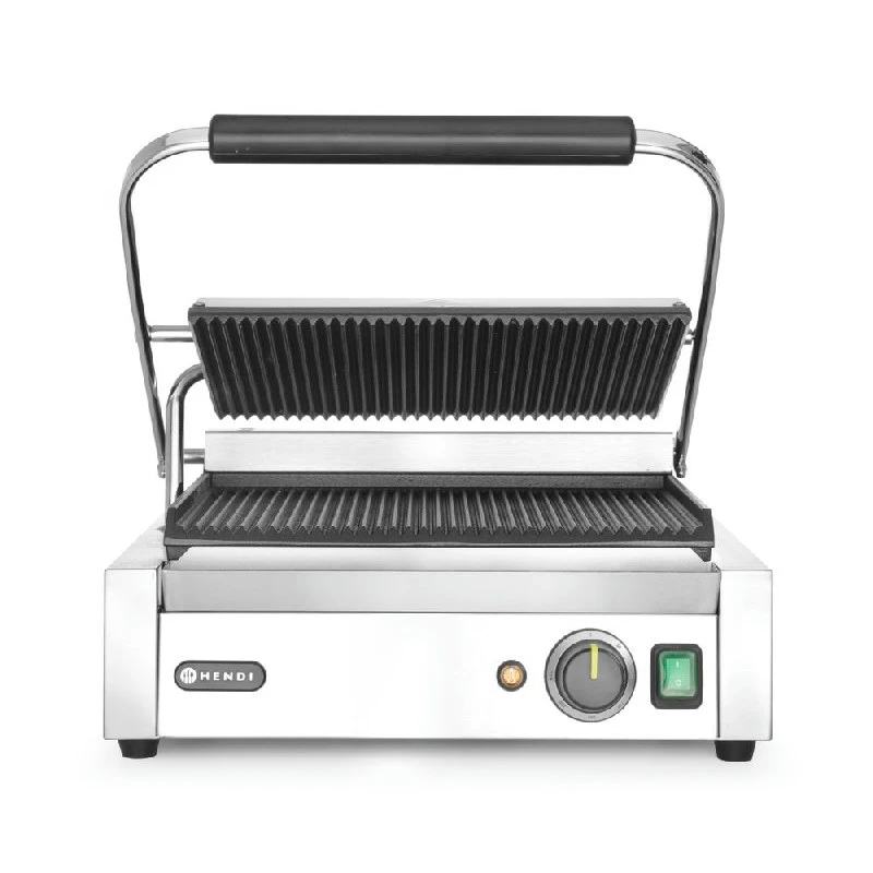 Hendi Panini Kontaktgrill Edelstahl 1 Stk. 263655 by Hendi color Svart